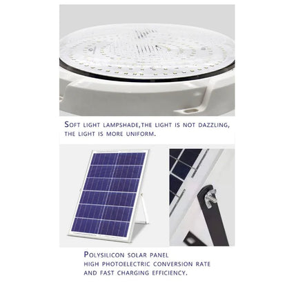 Solar Ceiling LED Light With Remote Control