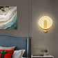 Ecomlight 11W LED Copper Wall Light - 3-Color Dimming Indoor Modern Sconce