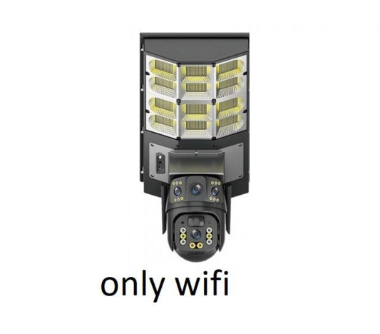 Ai Solar Smart Street Wifi Camera With Night Vision Mode only work wifi