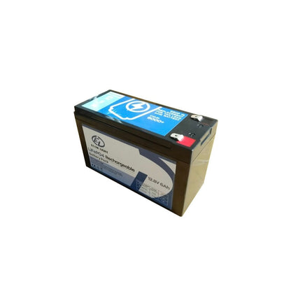 Rechargeable LifePO4 12.8v/6Ah Battery - 2 Pack