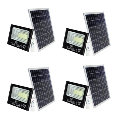 Northern Series Solar Flood Spot Light 200W -4 pack