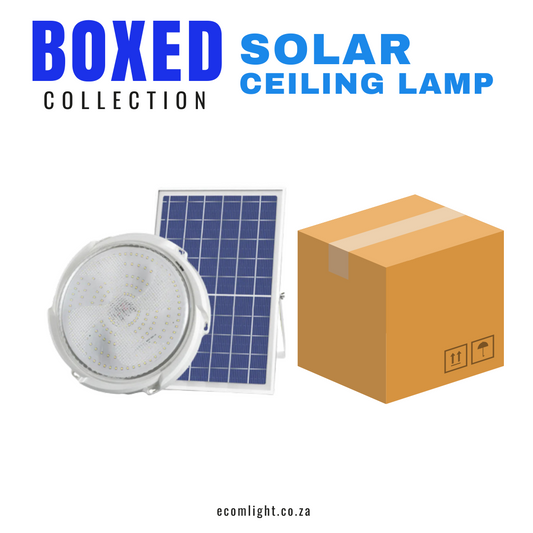 Box of 300W Solar Ceiling LED Light With Remote Control - 6pcs, 1 box
