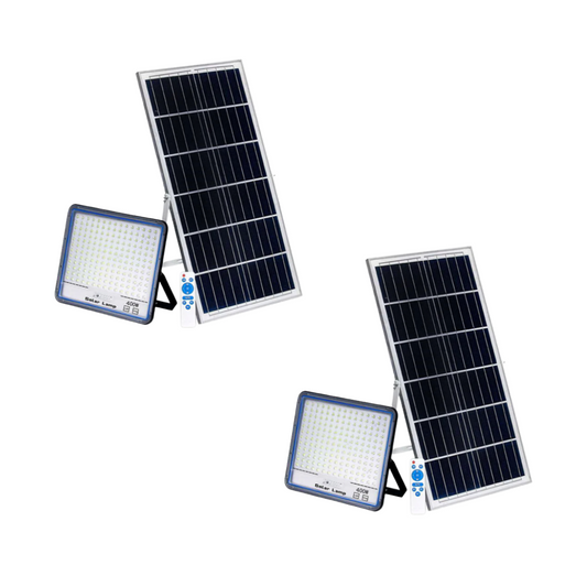 400W Solar Powered LED Flood Light- 2 Pack