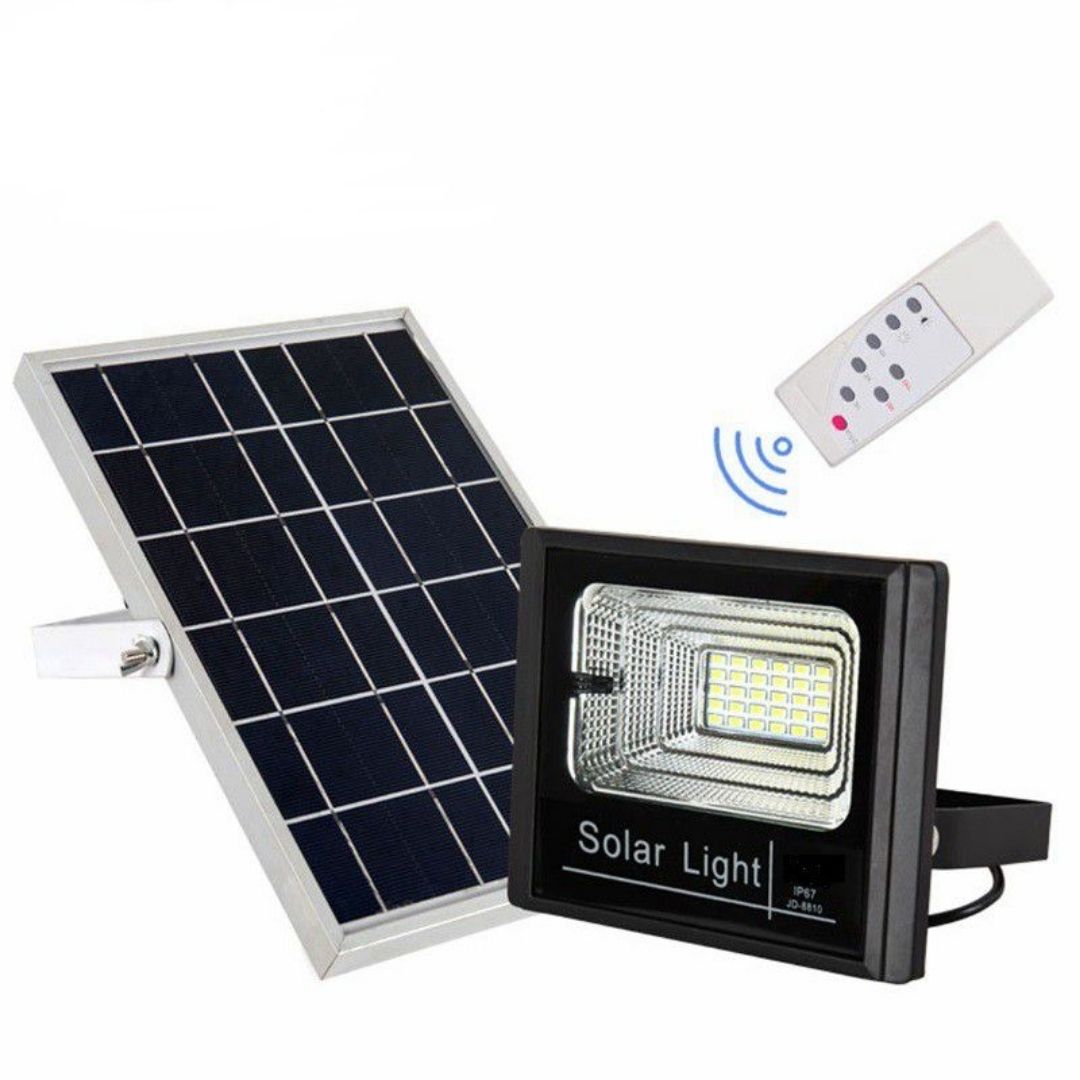 50W Solar LED Outside Flood Light with Remote control