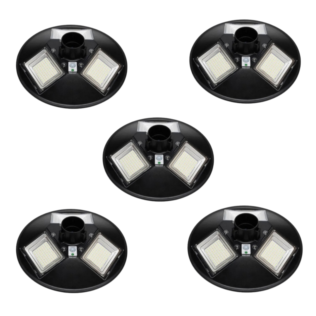 300W Solar UFO Street light With Motion censor- 5 Pack