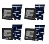 Ecomlight IP67 Solar Floodlight with Power Level Display - 200W Plus 4 pack