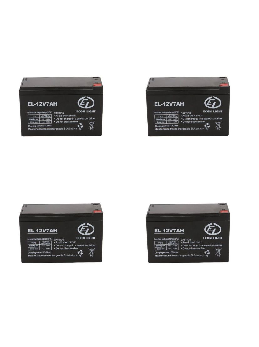 12V 7AH Solar Battery-4 Pack