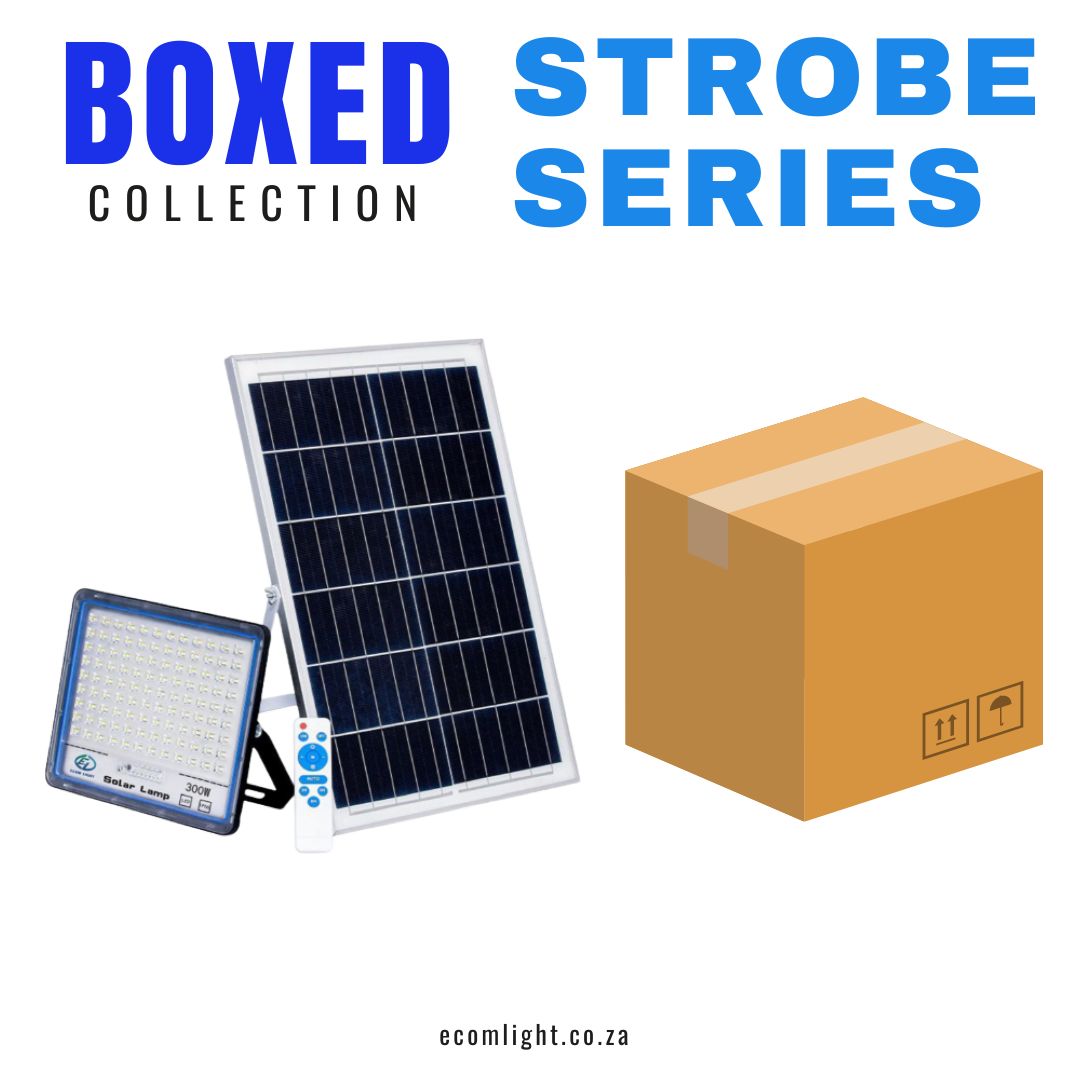 300W Solar Flood Spotlight Strobe Series- 8pcs, 1 box