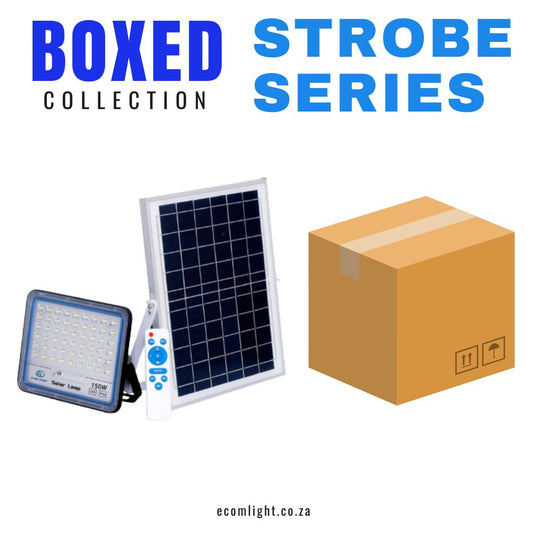 150W Solar Flood Spotlight Strobe Series- 10pcs, 1 box