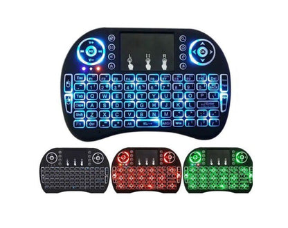 Mini 2.4GHz Backlit Wireless Keyboard Touchpad for PC TV Box Android