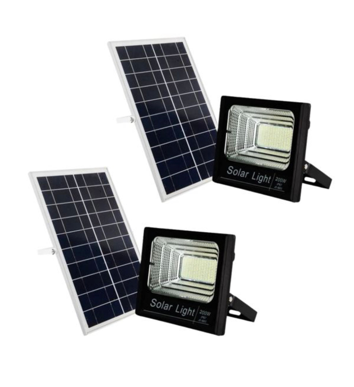 EL200W Solar Cast Light Sets of 2