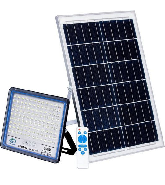 IP66 LED Solar Flood Light with Remote 300W - 4 Pack