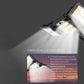 60W 3 Heads Smart Sensor Outdoor Solar Flood Light- 4 Pack