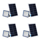 IP66 LED Solar Flood Light with Remote 300W - 4 Pack