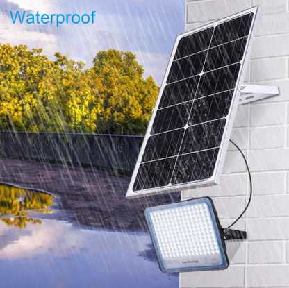 600W Solar Powered LED Flood Light With Panel & Remote