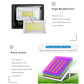 EL- Solar light with Power Level Display exchangeable Battery - 200W Pro
