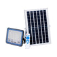 Ecomlight Solar Flood Spot Light in action, providing bright strobe lighting outdoors